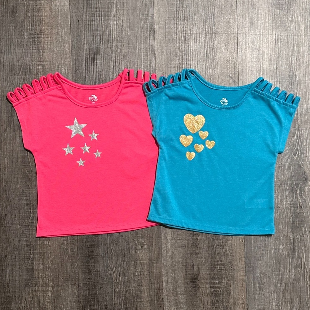 New Bundle of 2 Baby & Toddler Girls Size 12 Months Active Tops